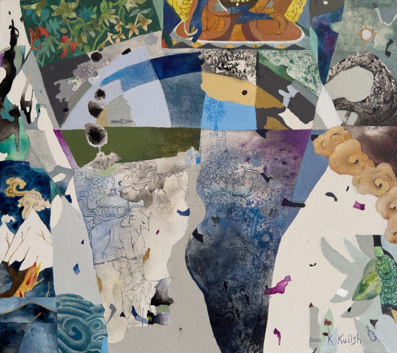 The Prayer Beads — painting by Kate Kulish