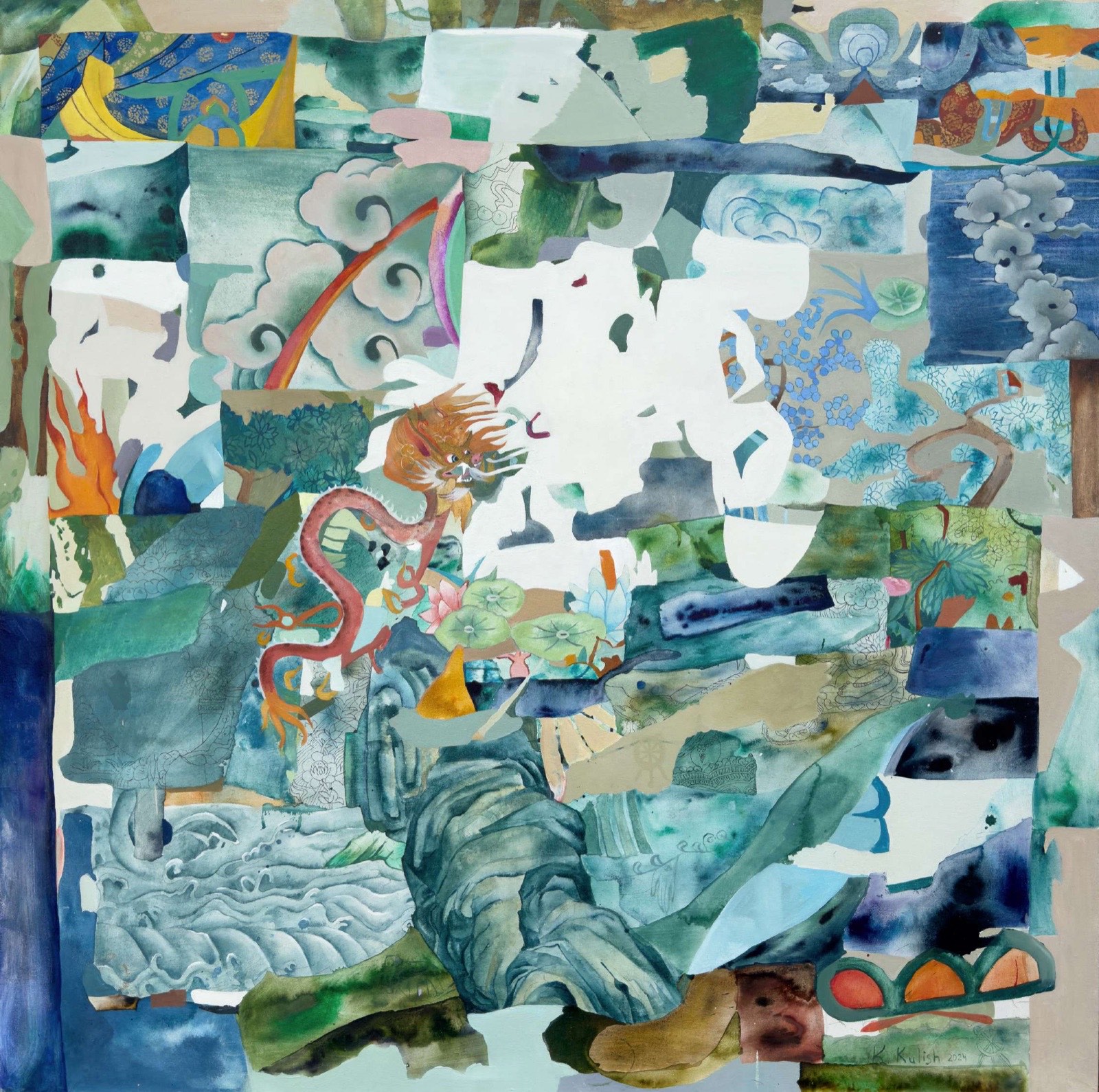 The Wheel — painting by Kate Kulish